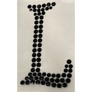 Recollections Halloween Bling Rhinestone Gem Embellishment Letter L 422449